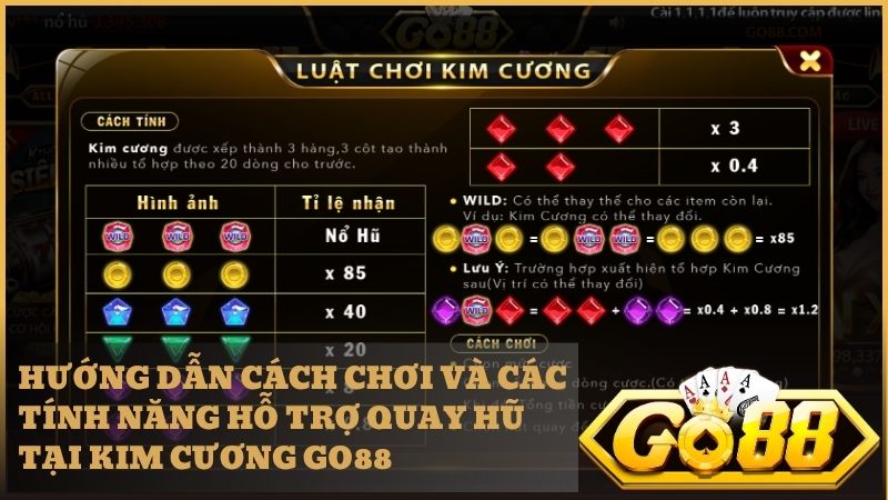 Khám phá bộ công cụ quay hũ siêu tốc và tự động tại Kim Cương GO88