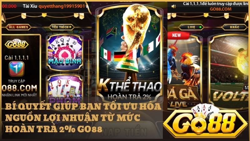 Cẩm nang quản lý vốn hiệu quả với chương trình K Thể thao hoàn trả 2% Go88