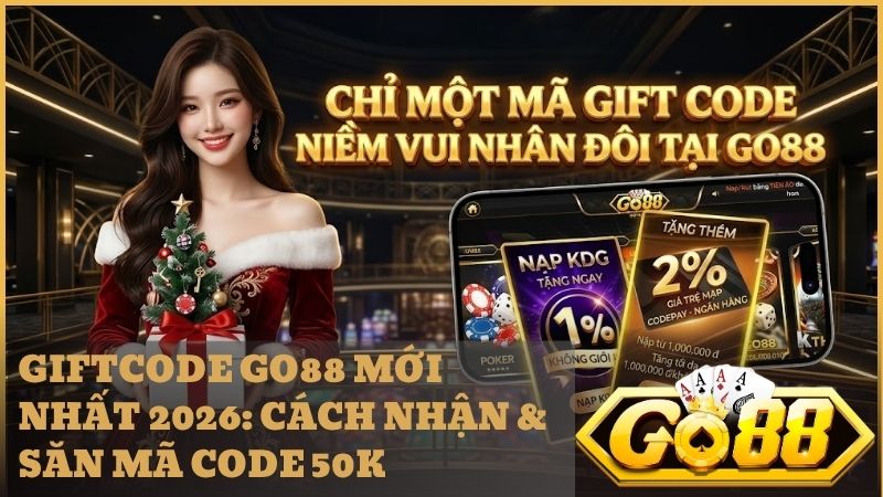 giftcode go88 - Tổng Hợp Giftcode GO88 Mới Nhất 2026 – Bí Kíp Săn Mã Code Tân Thủ 50K