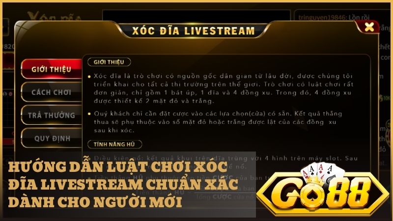 Chi tiết bảng tỷ lệ trả thưởng cực cao tại Xóc Đĩa Go88