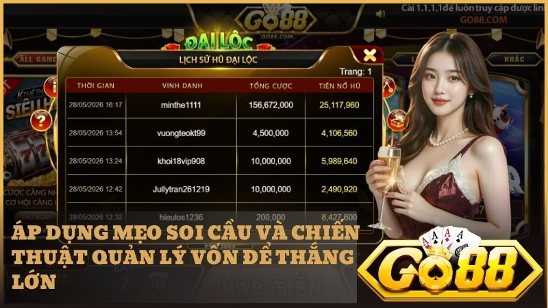 Bí kíp soi cầu và chiến thuật đặt cược giúp bạn về bờ Go88
