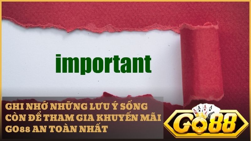 Các mẹo hay giúp bạn tránh sai sót khi tham gia khuyến mãi nạp lần đầu tại Go88