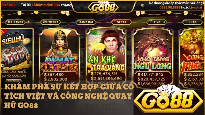 Giao diện rực rỡ và đậm chất dân gian của game Ăn Khế Trả Vàng Go88